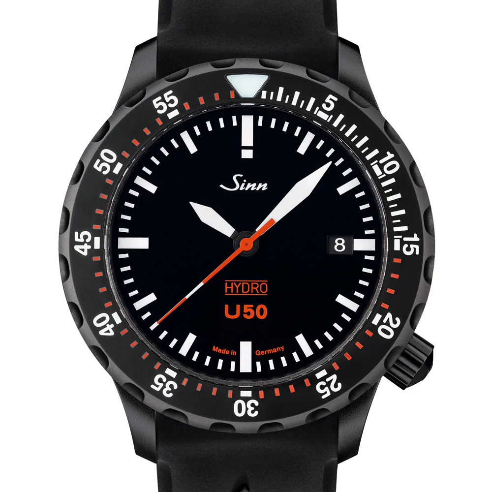Sinn U50 Hydro U50.HYDRO.S 5000m Waterproof Multi-Functional Dive Watch - Image 4