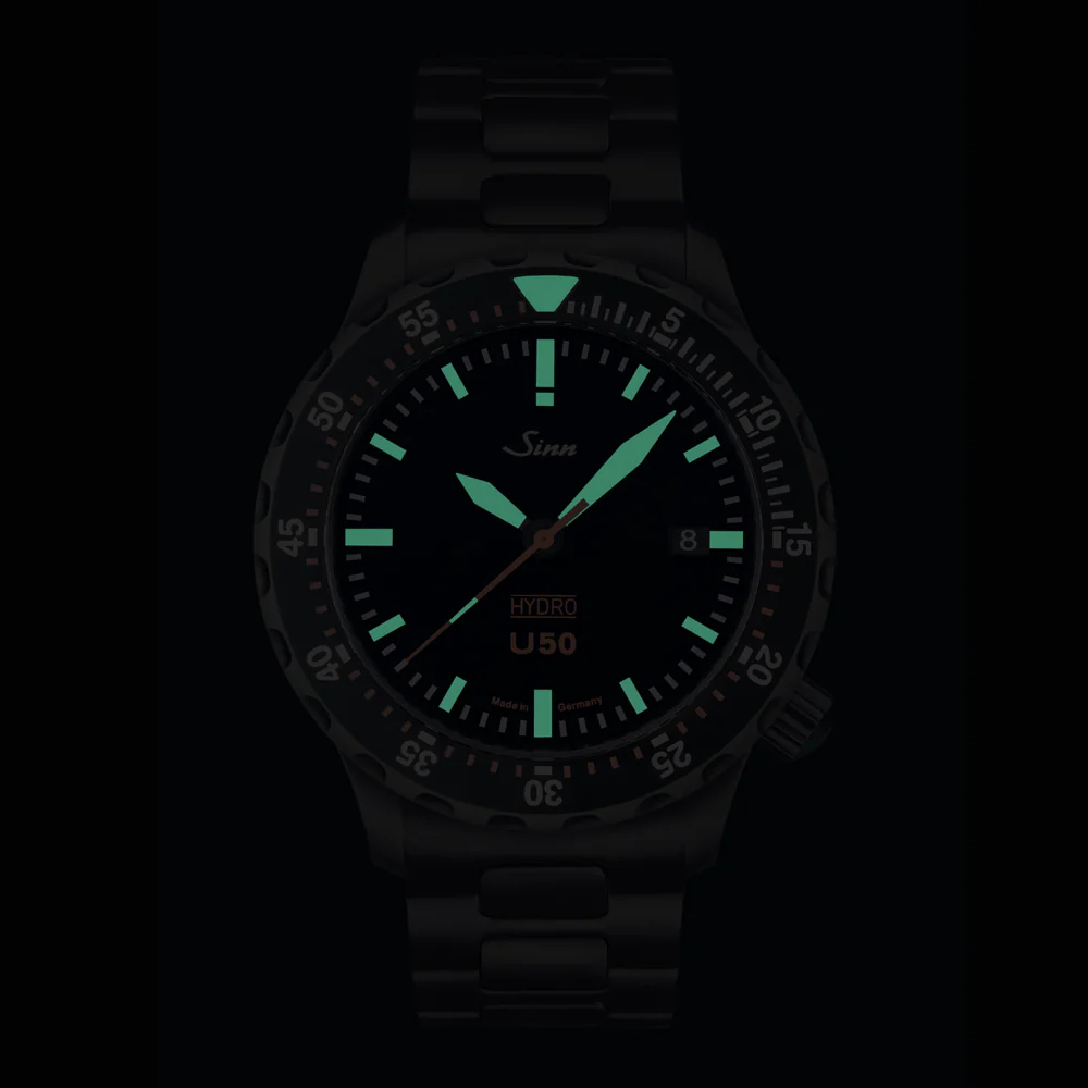 Sinn U50 Hydro U50.HYDRO.S 5000m Waterproof Multi-Functional Dive Watch - Image 5