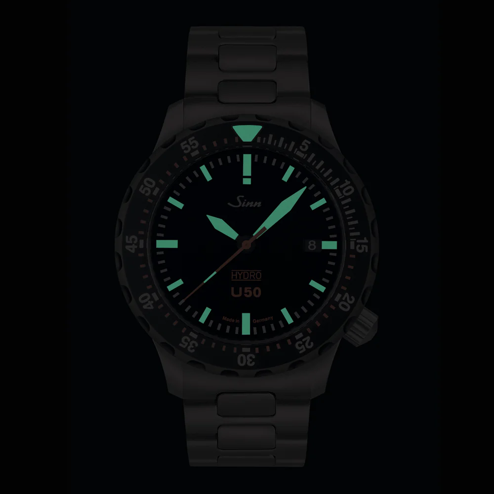 Sinn U50 Hydro U50.HYDRO.SDR 5000m Water Resistant Multi-Functional Dive Watch - Image 5