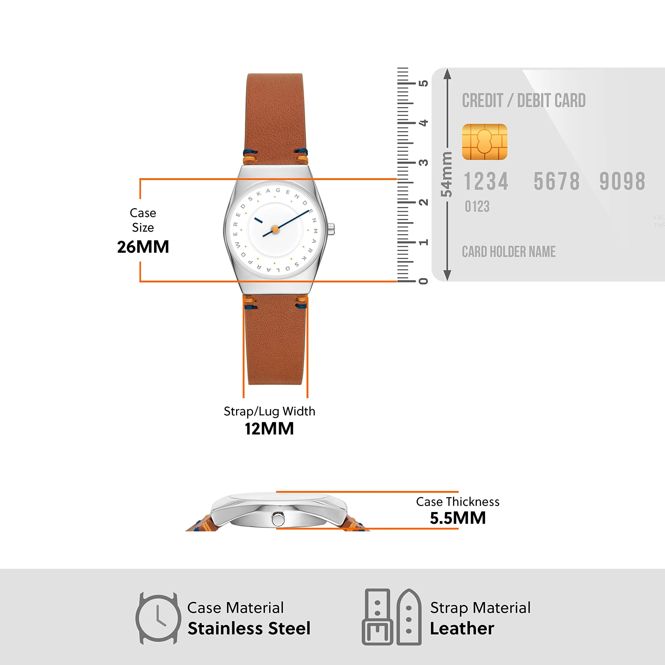 SKAGEN Grenen Lille Solar Halo SKW3086 Women's Watch - Image 5