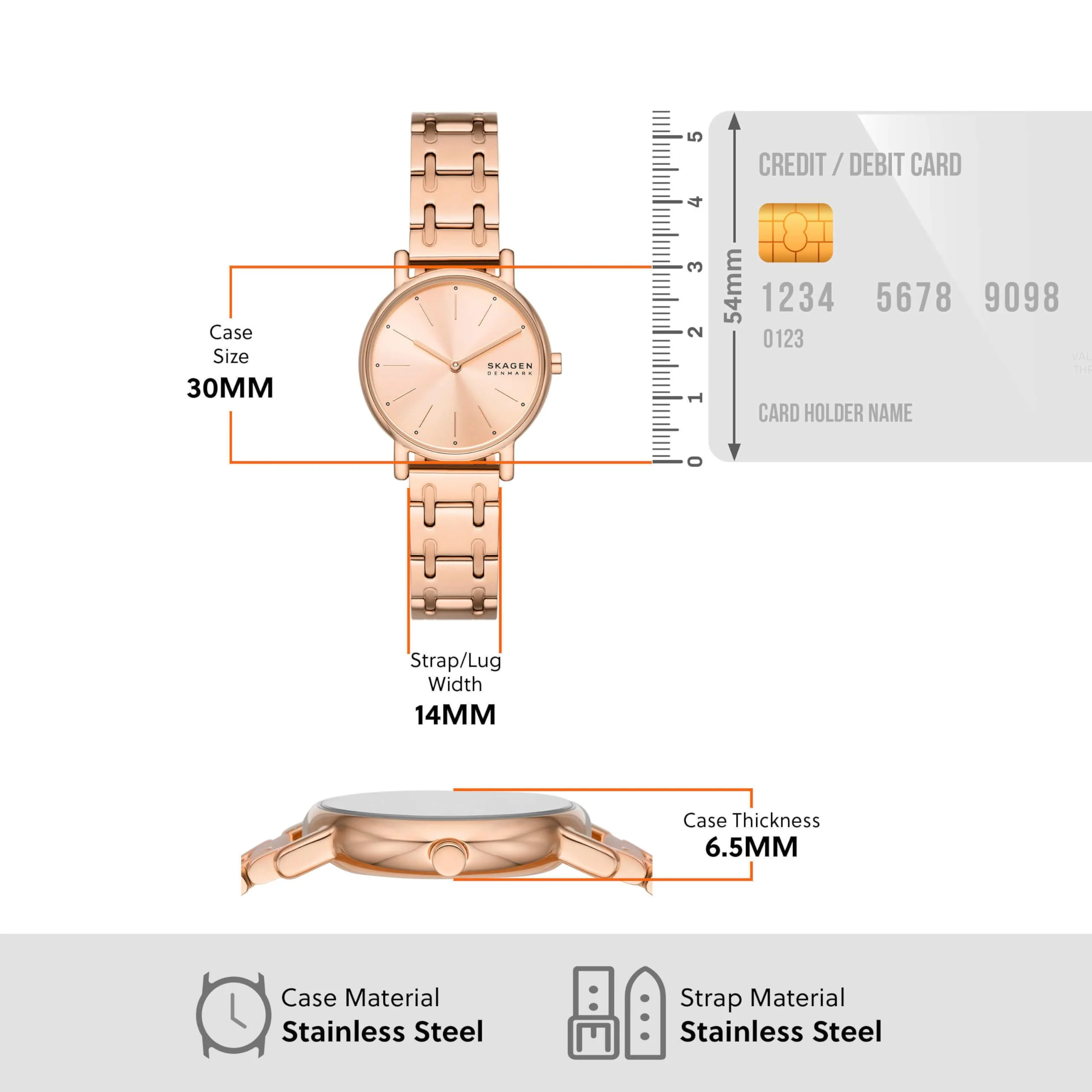 SKAGEN SIGNATUR LILLE SKW3125 Women's Quartz Watch - Image 5