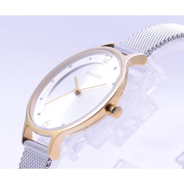 SKAGEN SKW2340 Elegant Design Stainless Steel Case Water Resistant Quartz Movement 2-Year Warranty
