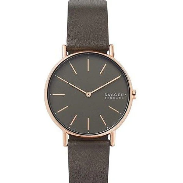 SKAGEN SKW2794 Stylish Design Leather Band 38mm Water Resistant 2-Year Warranty