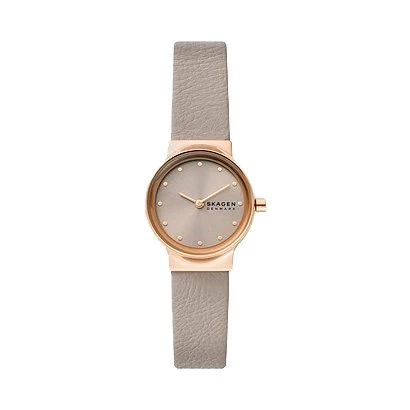 SKAGEN SKW3005 Women's Leather Strap 26mm Stylish Minimalist Design Water Resistant 2-Year Warranty