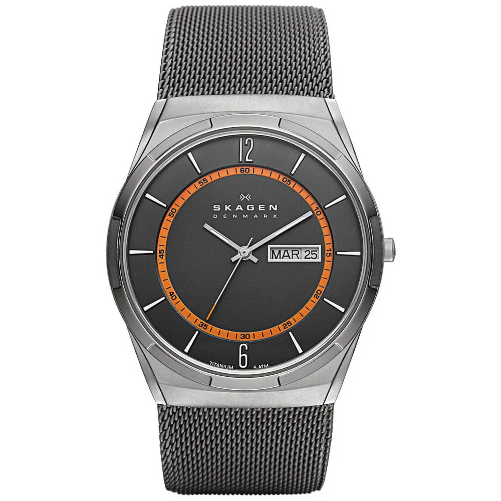 SKAGEN SKW6007 Minimalist Design Stainless Steel Case Water Resistant Quartz Movement