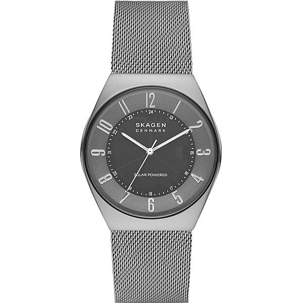 SKAGEN SKW6836 Solar Powered 37mm Water Resistant Minimalist Design 2-Year Warranty
