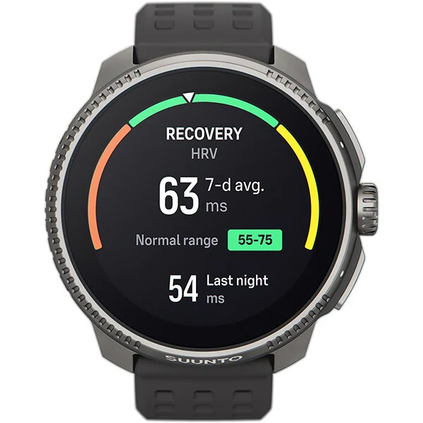 Smartwatch SS050932000 49mm GPS fitness tracking silicone strap titanium charcoal design water-resistant