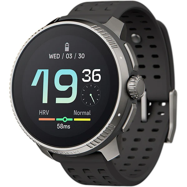 Smartwatch SS050932000 49mm GPS fitness tracking silicone strap titanium charcoal design water-resistant - Image 3