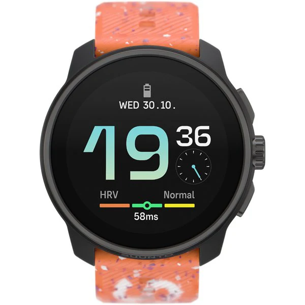 Smartwatch SS051096000 GPS Smartwatch 45mm Silicone Band Power Orange Fitness Tracker Heart Rate Monitor - Image 3