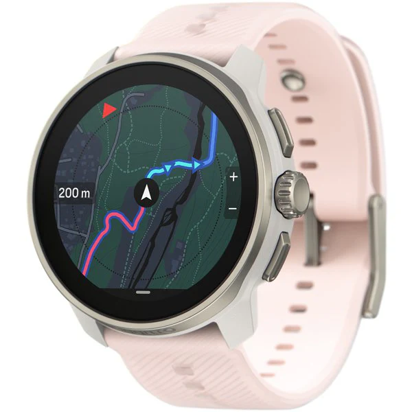 Smartwatch SS051098000 Stylish Powder Pink 45mm Silicone Band GPS Fitness Tracking Heart Rate Monitor