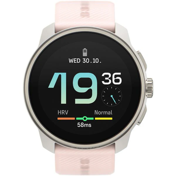 Smartwatch SS051098000 Stylish Powder Pink 45mm Silicone Band GPS Fitness Tracking Heart Rate Monitor - Image 3