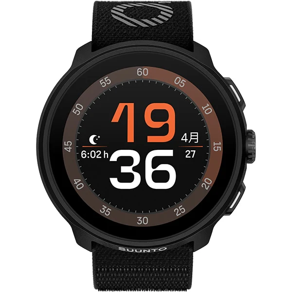 Smartwatch SS051109000 All Black 46mm Lightweight GPS Smartwatch AMOLED Display Textile Strap - Image 3