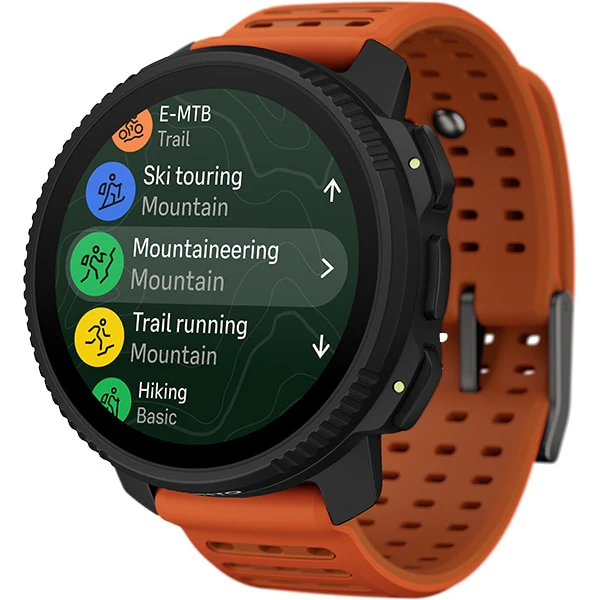 Smartwatch SS051206000 GPS Smartwatch 48.6mm Silicone Strap Altimeter Heart Rate Monitor