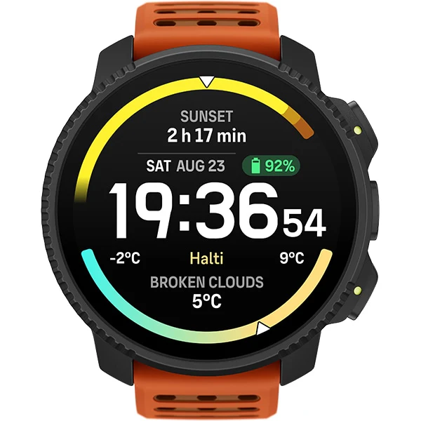 Smartwatch SS051206000 GPS Smartwatch 48.6mm Silicone Strap Altimeter Heart Rate Monitor - Image 3