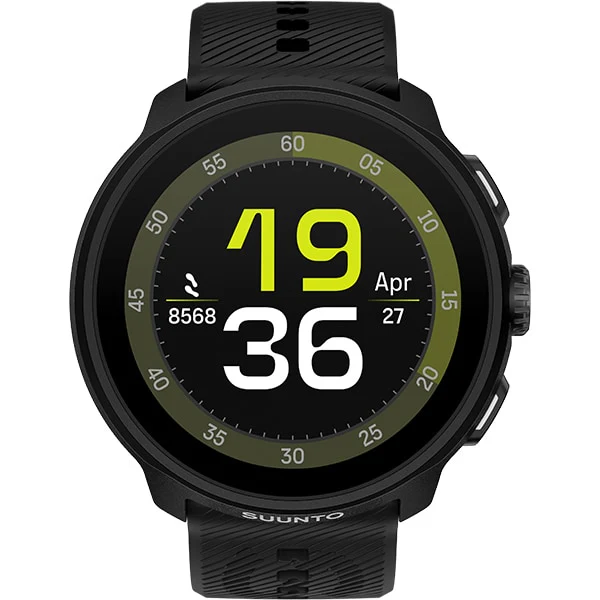 Smartwatch SS051272000 All Black 46mm GPS Smartwatch with AMOLED Display Silicone Strap Fitness Tracker - Image 3