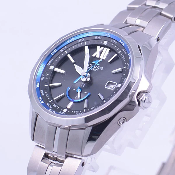 [Solar Radio-Controlled Clock] Oceanus Manta "MULTI BAND 6" Black OCW-S340-1AJF - Image 2