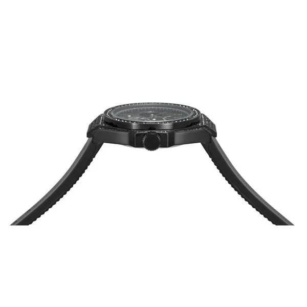 SONNE S031BKZ BK Men's Rubber Belt with Adjustable Fit, Durable Waterproof Design, and Stylish Modern Look for Everyday Wear - Image 2