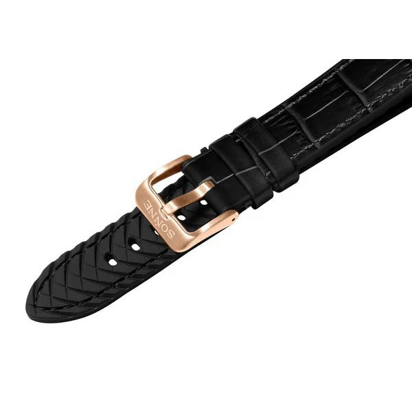 SONNE S032PGZ BK Men's Leather Belt with Stylish Design, Durable Construction, Adjustable Fit and Timeless Elegance for Everyday Wear - Image 4