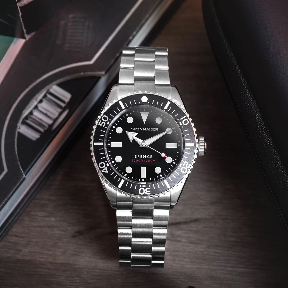 SP509711-N Spence 300 2-Year Warranty Black Stainless Steel Water Resistant Quartz Movement - Image 6