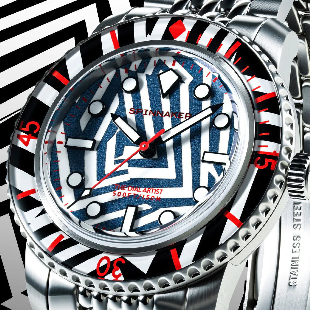 SP-5165-11 Fleuss Automatic Razzle Dazzle Limited Edition 2-Year Warranty Black Stainless Steel Water Resistant - Image 8