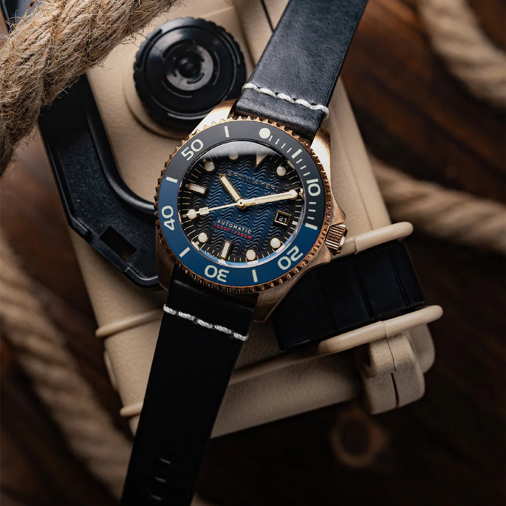 SPINNAKER SP 5060 0A Tesei Bronze Watch with 2 Year Warranty, Stunning Blue Dial, Durable Build, and Timeless Style - Image 11