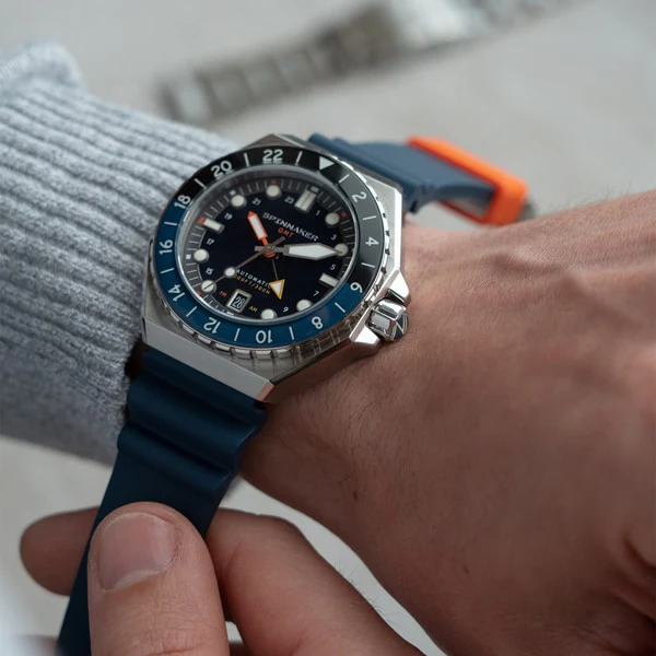 SPINNAKER SP 5119 22 DUMA GMT AUTOMATIC Watch with 2 Year Warranty, Stylish Design, Water Resistant, Precision Movement - Image 9