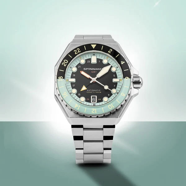 SPINNAKER SP 5119 33 DUMA GMT AUTOMATIC Watch with 2 Year Warranty, Durable Stainless Steel, Water Resistant, and Elegant Design - Image 2