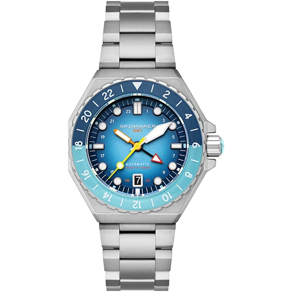 SPINNAKER SP 5119 55 DUMAS GMT AUTOMATIC Watch with 2 Year Warranty, Swiss Movement, Water Resistant, and Stylish Design - Image 2