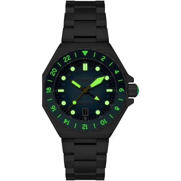 SPINNAKER SP 5119 55 DUMAS GMT AUTOMATIC Watch with 2 Year Warranty, Swiss Movement, Water Resistant, and Stylish Design - Image 3