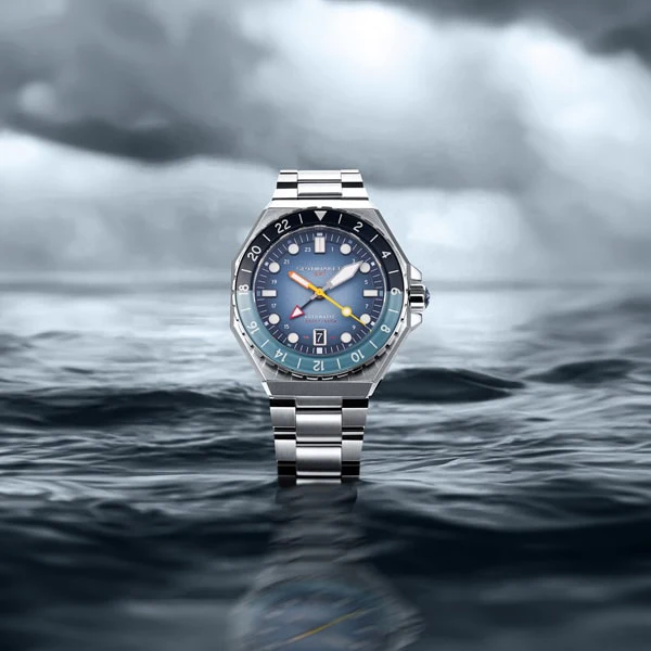 SPINNAKER SP 5119 55 DUMAS GMT AUTOMATIC Watch with 2 Year Warranty, Swiss Movement, Water Resistant, and Stylish Design - Image 6