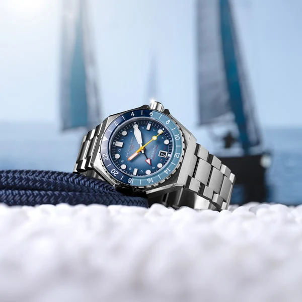 SPINNAKER SP 5119 55 DUMAS GMT AUTOMATIC Watch with 2 Year Warranty, Swiss Movement, Water Resistant, and Stylish Design - Image 8