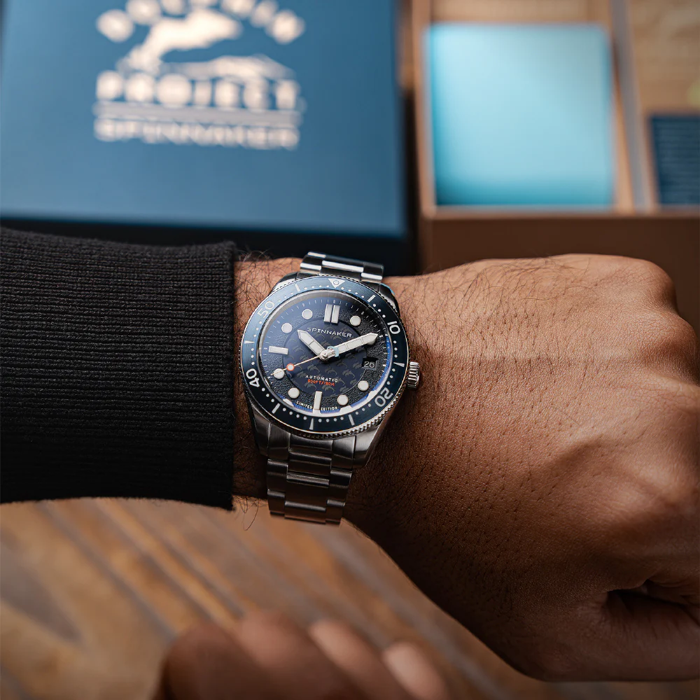 SPINNAKER SP-5129-11 Limited Edition Croft Dolphin Project 2-Year Warranty Navy Water Resistant Stylish Design - Image 8