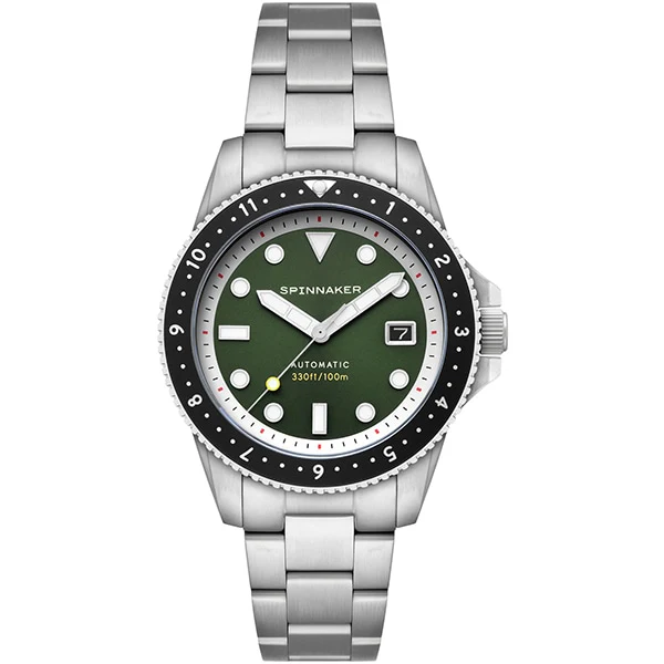 SPINNAKER SP-5136-22 Croft Pioneer Men's Watch Water Resistant Automatic Movement Stylish Design 2-Year Warranty