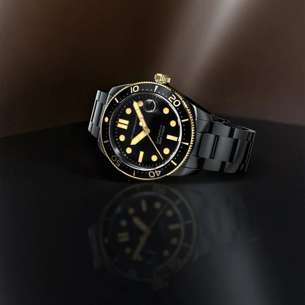 SPINNAKER SP-5100-33 Croft Mid Black & Gold Collection Stylish Design with 2 Year Warranty and Authentic Quality for Timeless Elegance - Image 3