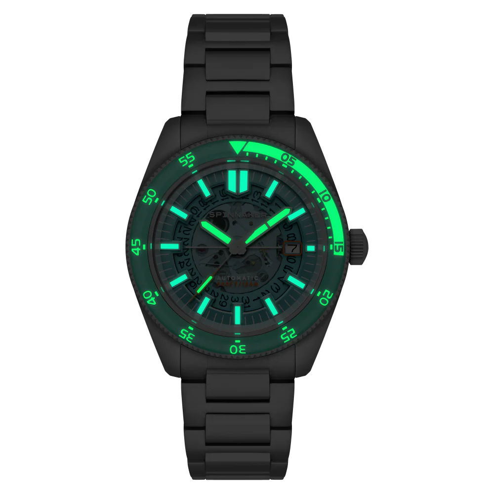 SPINNAKER SP-5118-44 Fluess Automatic Severn Edition with 2 Year Warranty Stylish Turquoise Design Durable Genuine Product - Image 2