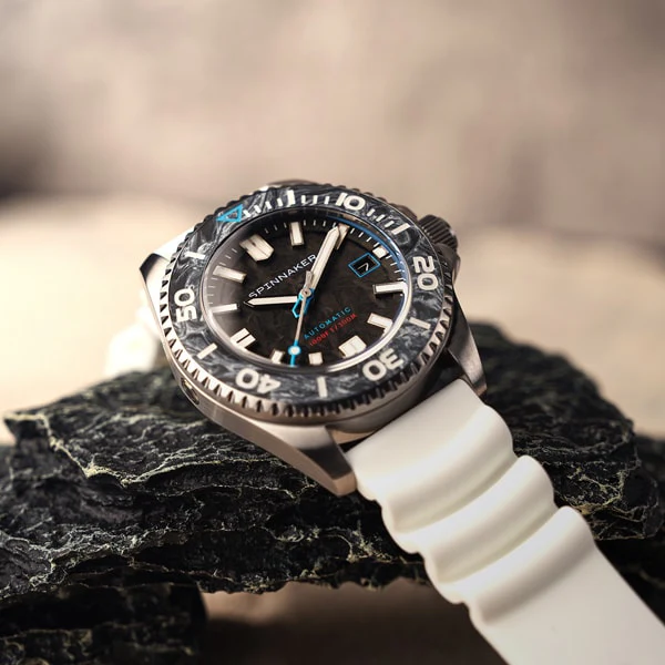 SPINNAKER SP-5143-03 Forged Carbon Automatic Watch with Authentic Design, 2 Year Warranty and Water Resistance for Everyday Elegance - Image 4