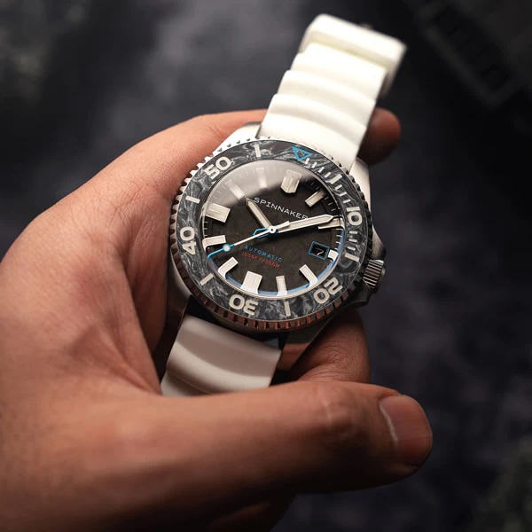 SPINNAKER SP-5143-03 Forged Carbon Automatic Watch with Authentic Design, 2 Year Warranty and Water Resistance for Everyday Elegance - Image 7