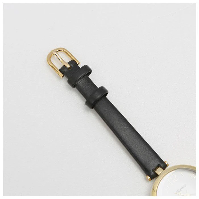 ST162 Stylish Black Watch - Japanese Quartz Movement - Water Resistant - Minimalist Design - Durable Leather Strap - Image 11