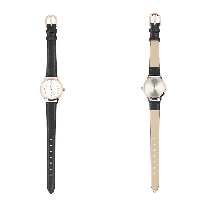 ST257 Juvia Black Stylish Design Water Resistant Quartz Movement Durable Strap Elegant Look - Image 10