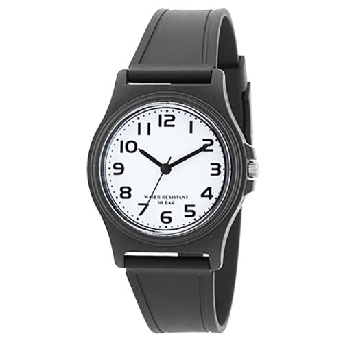 SUN FLAME 20G1363-W Quartz Black Round Watch