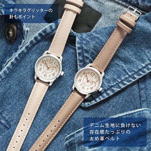 SUN FLAME 25L1360-PI Pink Glitter Quartz Women's Watch - Image 4