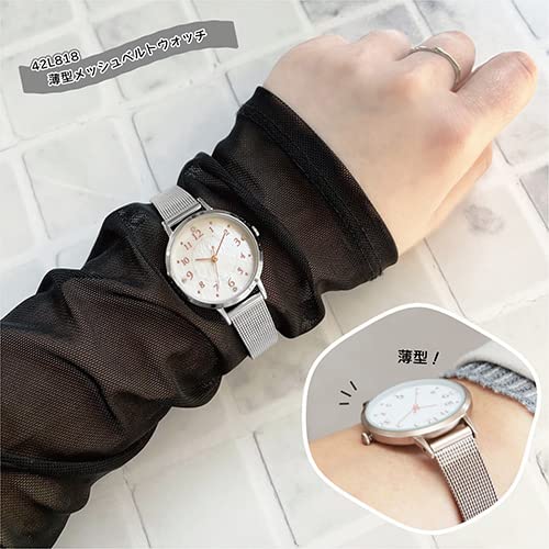 SUN FLAME 42L818-S Slim Mesh Women's Quartz Watch - Image 7
