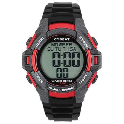 Sun Flame ACY13-RE Stylish Digital Display Water Resistant Lightweight Design Long Battery Life