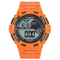 Sun Flame ACY14-OR Stylish Digital Watch Water Resistant LED Display Lightweight Design - Image 2