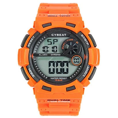 Sun Flame ACY14-OR Stylish Digital Watch Water Resistant LED Display Lightweight Design - Image 3