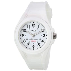Sun Flame AG1328-W Elegant White Design Water Resistant Quartz Movement Durable Stainless Steel Band - Image 2