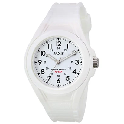 Sun Flame AG1328-W Elegant White Design Water Resistant Quartz Movement Durable Stainless Steel Band - Image 3