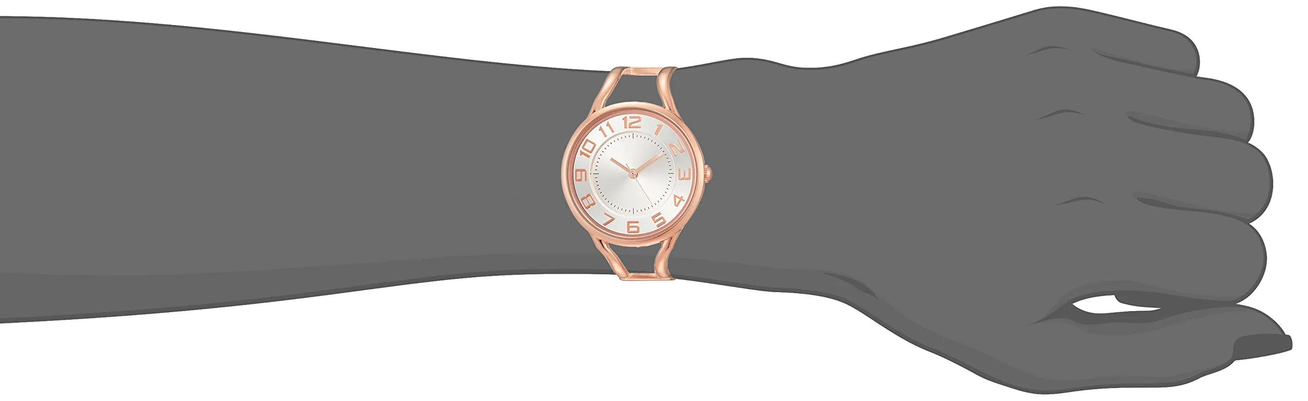 SUN FLAME BL1168-PG Round Bangle Women's Watch - Image 5