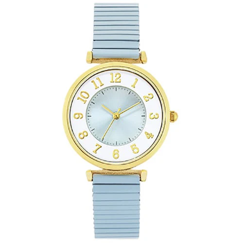 Sun Flame BL1193-BL Stylish Design Water Resistant Japanese Movement Durable Strap Elegant Timepiece