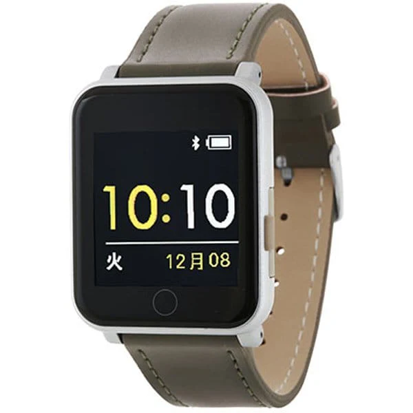 Sun Flame BSM04-LGR Smartwatch with Heart Rate Monitor GPS Tracking Fitness Features Long Battery Life
